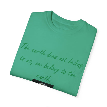 Eco-Friendly T-Shirt – “We Belong to the Earth” Design