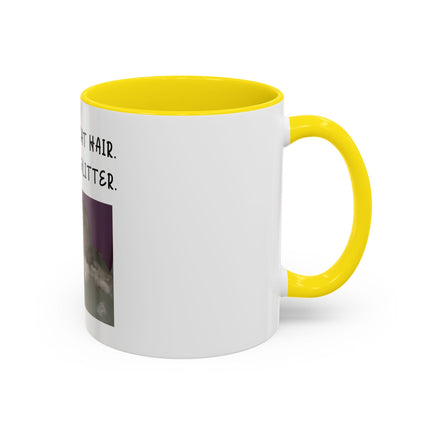 Kitty Glitter Coffee Mug — "This Isn't Cat Hair, It's Kitty Glitter" Accent Mug