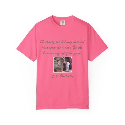 Inspirational Quote T-Shirt - G.K. Chesterton Design