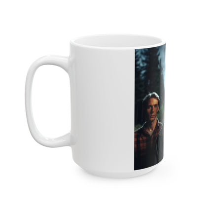 Mystical Forest Ceramic Mug – 15oz Nature Lover Gift