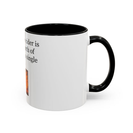 Cider Lover Accent Coffee Mug – "A well-made cider is a year’s worth of sunlight in a single sip" (11/15 oz)
