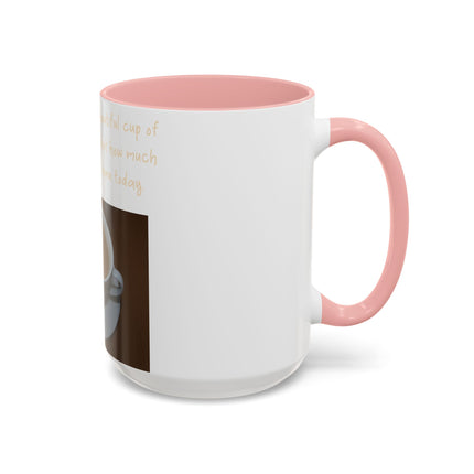 Funny Tea Mug – “Lie to Me” Motivational Accent Ceramic – 15oz