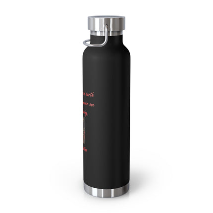 Saint Augustine Inspirational Vacuum Insulated Bottle - 22oz Travel Mug with Quote