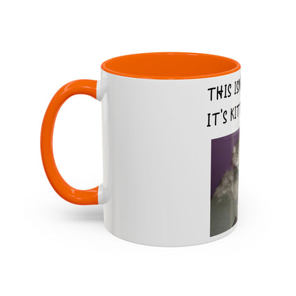 Kitty Glitter Mug – 11oz Accent Ceramic Cup for Cat Lovers