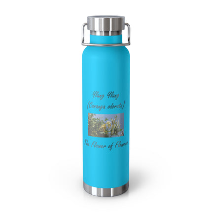 Ylang Ylang Floral Insulated Bottle - 22oz Copper Functional Style