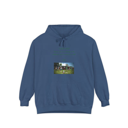 Flower Child Hoodie — 1960s Festival Wildflower Photo Design