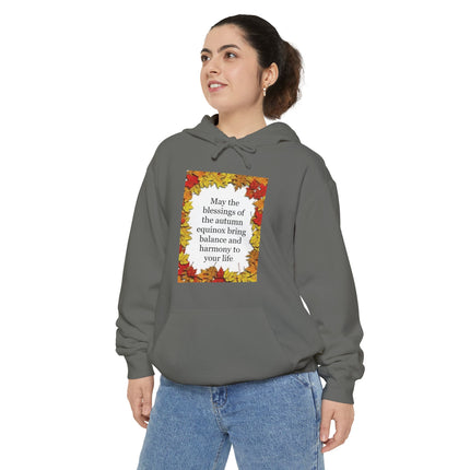 Autumn Blessings Hoodie – Fall Leaf Prayer Pullover