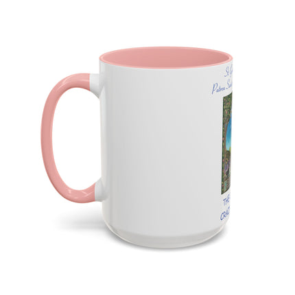 Crazy Cat Lady Accent Mug – St. Gertrude of Nivelles – 15oz