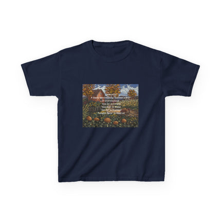 Inspirational Kids Heavy Cotton Tee - Cozy & Uplifting Design for Everyday Wear