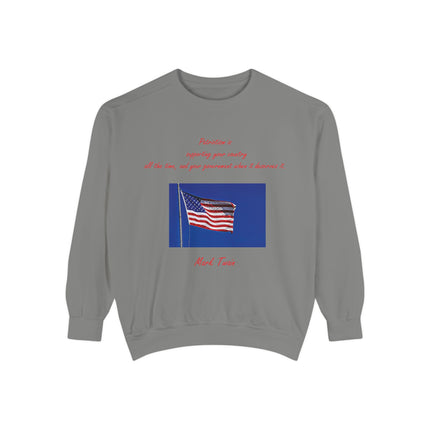 American Pride Sweatshirt – Patriotic Quote for Everyday Wear