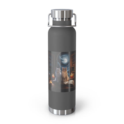 Cozy Cats Illustrated Insulated Water Bottle - 22oz