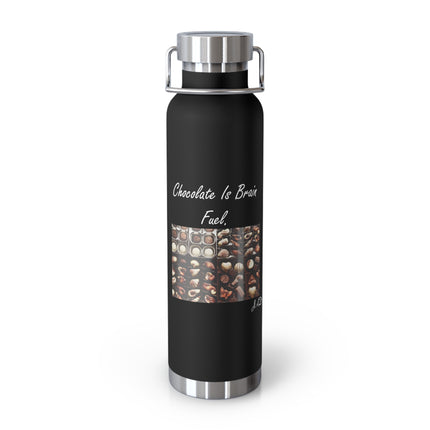 Motivational Chocolate Fuel Bottle - 22oz Insulated Flask for Chocolate Lovers