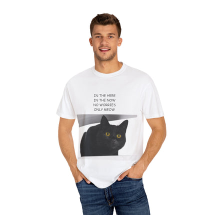 ‘Only Meow’ Cat Tee – Inspirational T-Shirt for Feline Fans