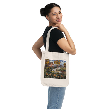 Samhain Organic Canvas Tote Bag - Eco-Friendly with Seasonal Design