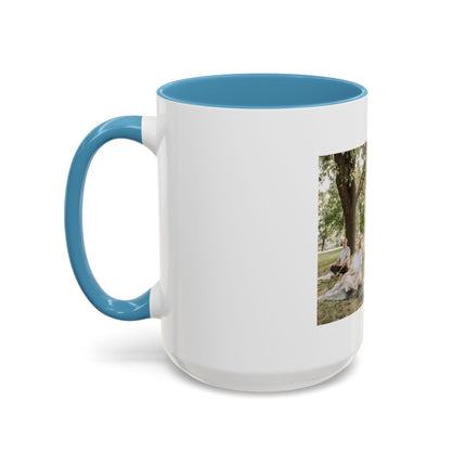 Inspirational Photo Accent Coffee Mug — “Don’t regret growing older. It is a privilege denied to many.”