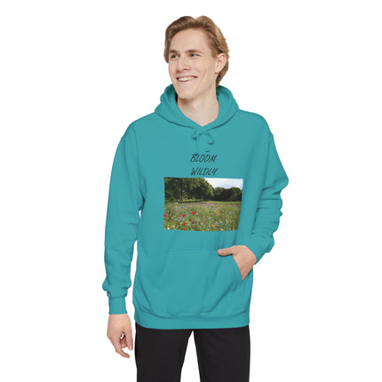 Bloom Wildly Hoodie — Floral Meadow Photo Sweatshirt