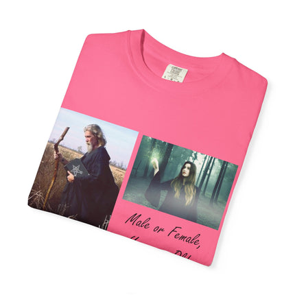 Unisex Garment-Dyed Witch T-Shirt - "A Witch Is A Witch" Design