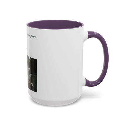 Lotus Flower Coffee Mug — "A flower does not compete with other flowers, it just blooms"