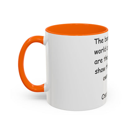 Oscar Wilde Accent Mug – “Books & Shame” – 11oz Ceramic Inspiration