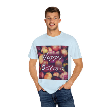 Ostara Celebration Tee – Unisex Garment-Dyed Shirt with Egg Motif