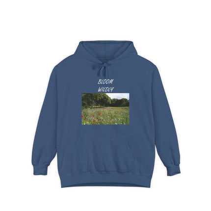 Bloom Wildly Hoodie — Floral Meadow Photo Sweatshirt