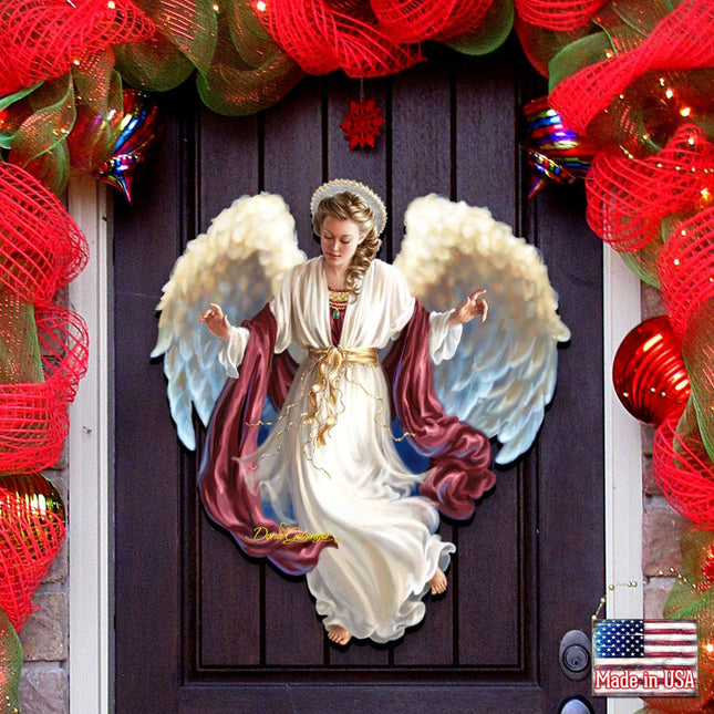 Peace on Earth Door Decor by Gelsinger - American Christmas Decor - 8461048H-1208-0