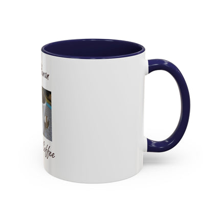 Coffee Mug - "Instant Human Just Add Coffee" Accent Ceramic Mug (11/15oz)