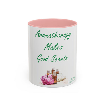 Aromatherapy Accent Coffee Mug - Positive Vibes for Wellness Enthusiasts - 11oz