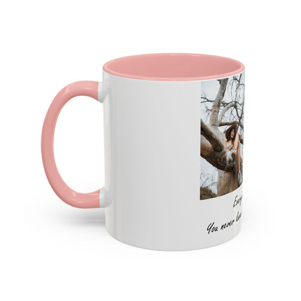 BYOB Accent Mug – “Bring Your Own Book” – 11oz Ceramic for Book Lovers