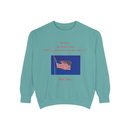 Patriotic Quote Sweatshirt for American Pride