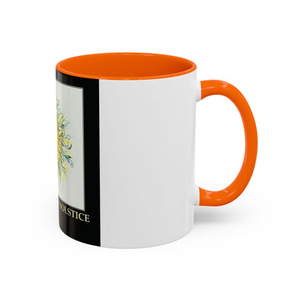 Summer Solstice Mug – 11oz Accent Ceramic Cup with Sunshine Art