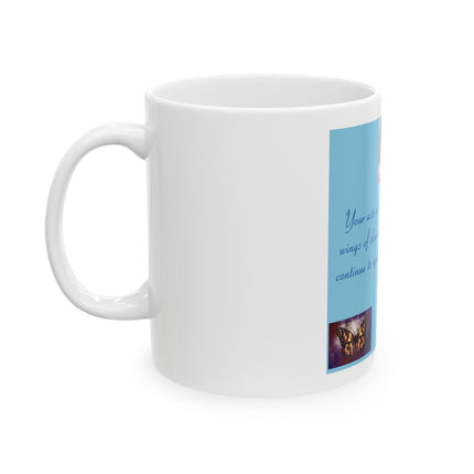 Inspirational Rumi Butterfly Ceramic Mug — "Your acts of kindness..." (11oz & 15oz)
