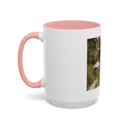 Inspirational Photo Accent Mug — “Being Alive Is the Special Occasion”