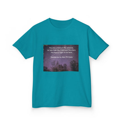 Kids Tee – “Child of the Universe” Quote – Heavy Cotton™