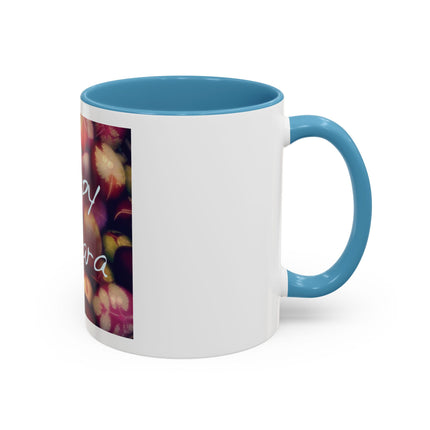Ostara Coffee Mug – "Happy Ostara" Accent Easter Spring Floral Mug (11/15oz)