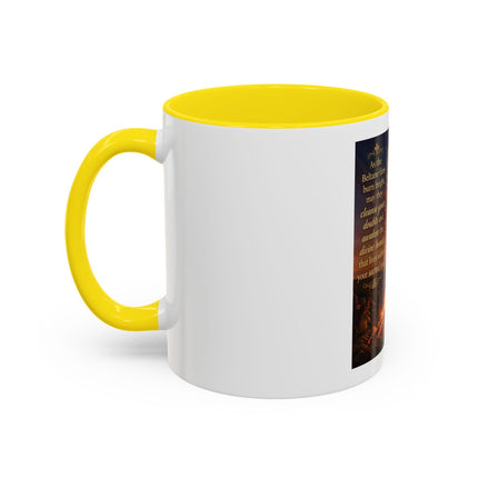 Mug — Pagan Bonfire Coffee Mug with Inspirational Beltane Quote