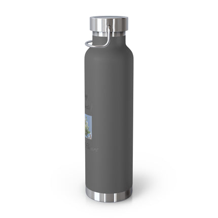 Ylang Ylang Floral Insulated Bottle - 22oz Copper Functional Style
