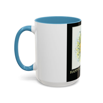 Summer Solstice Mug – 15oz Accent Ceramic Cup with Sunshine Art
