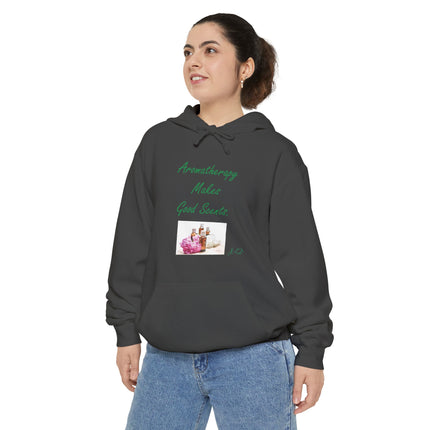 Aromatherapy Hoodie — "Aromatherapy Makes Good Scents" Cozy Scent Lover Pullover