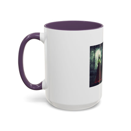 Blessed Be the Witches Accent Coffee Mug — Witchcraft Poem, Gothic Pagan Gift