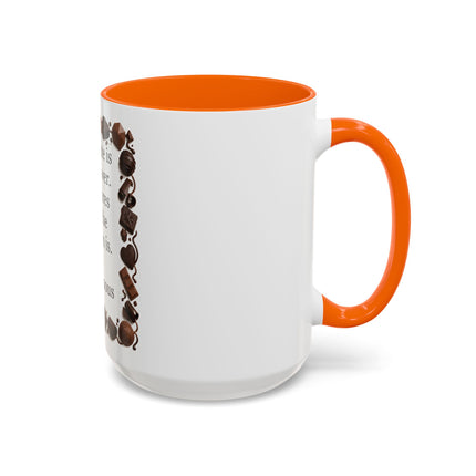 Coffee Mug - "Chocolate is the answer. Who cares what the question is."
