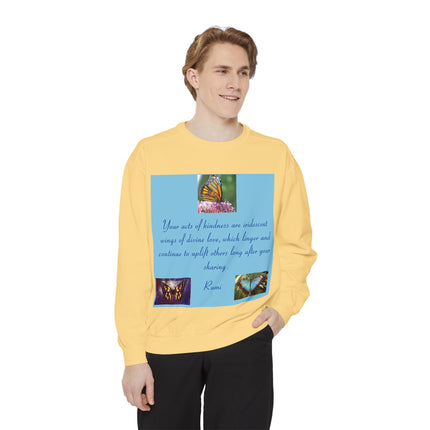 Inspiration Sweatshirt - Uplift Others with Rumi Quote