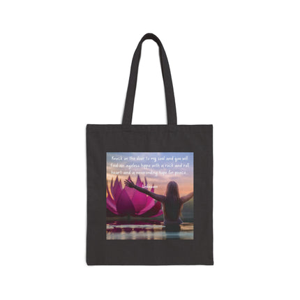 Inspirational Lotus Sunrise Tote Bag
