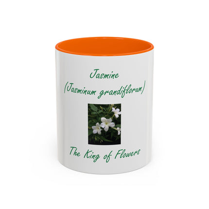 Jasmine Mug – "The King of Flowers" Botanical Coffee Cup (11/15oz)