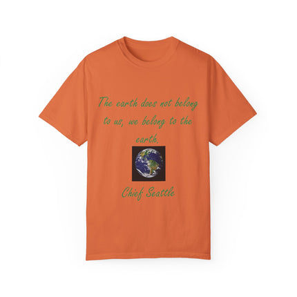 Eco-Friendly T-Shirt – “We Belong to the Earth” Design