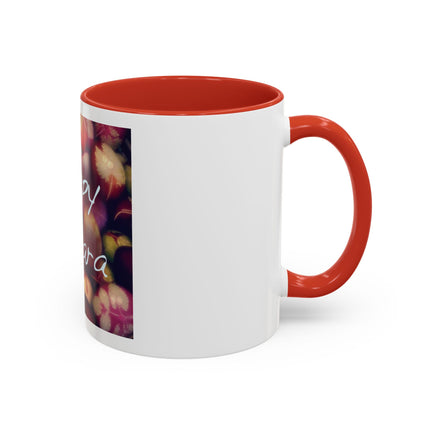 Ostara Coffee Mug – "Happy Ostara" Accent Easter Spring Floral Mug (11/15oz)