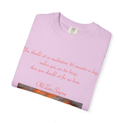 Serene Meditation Quote T-Shirt for Mindfulness Enthusiasts