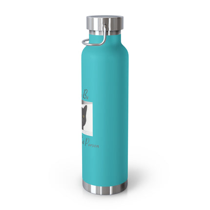 Proud Cat Parent Insulated Bottle – 22oz Travel Gift for Cat Lovers