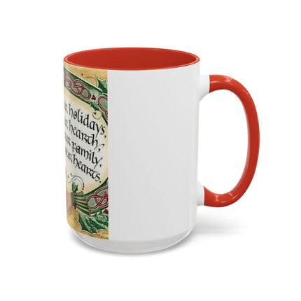 Celtic Holiday Blessings Mug – 15oz Accent for Cozy Gatherings