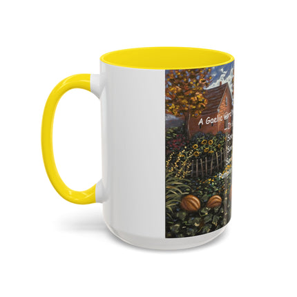 Samhain Accent Mug – 15oz Ceramic Cup with Pumpkin Spice Wit
